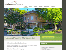 Tablet Screenshot of nielsenproperty.com